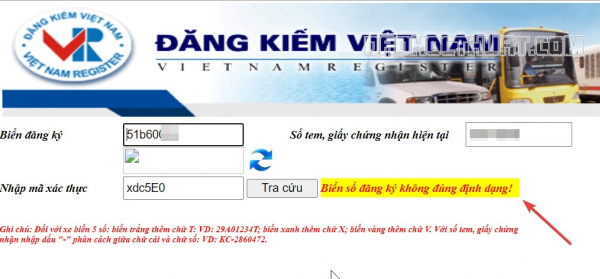 Tra cứu trực tuyến bằng website