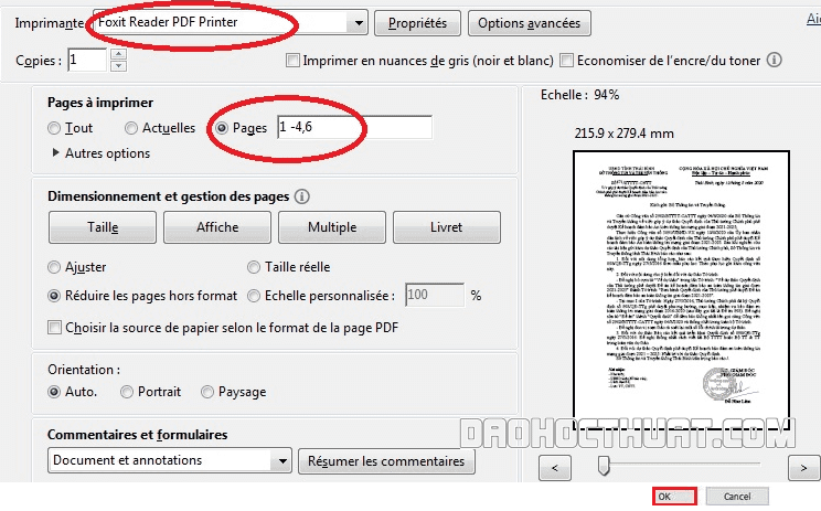 Xóa trang trắng trong PDF bằng Foxit Reader