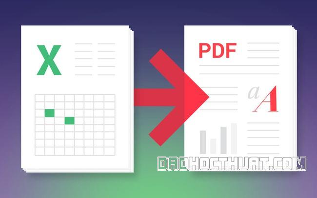 Cách đơn giản để chuyển đổi file Excel sang PDF