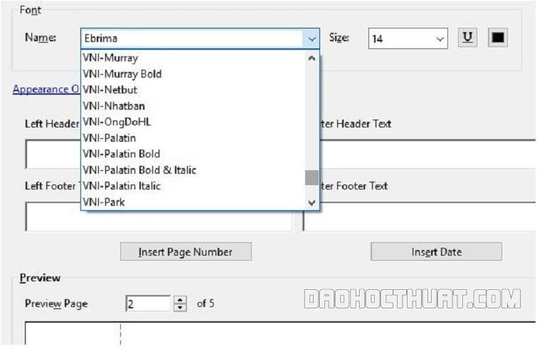 Chèn số trang PDF Foxit Reader bằng Adobe