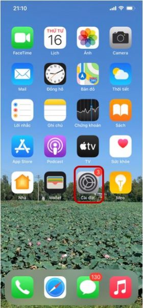 Bật nút Home ảo trên Iphone XS Max
