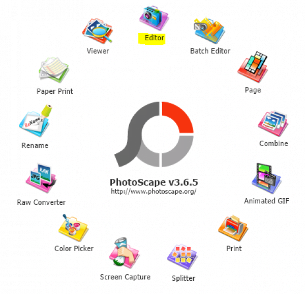 Phần mềm Photoscape