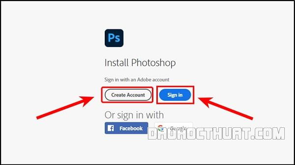 Các bước Cách tải phần mềm Photoshop trên máy