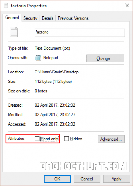Xóa file bị lỗi disk write protected