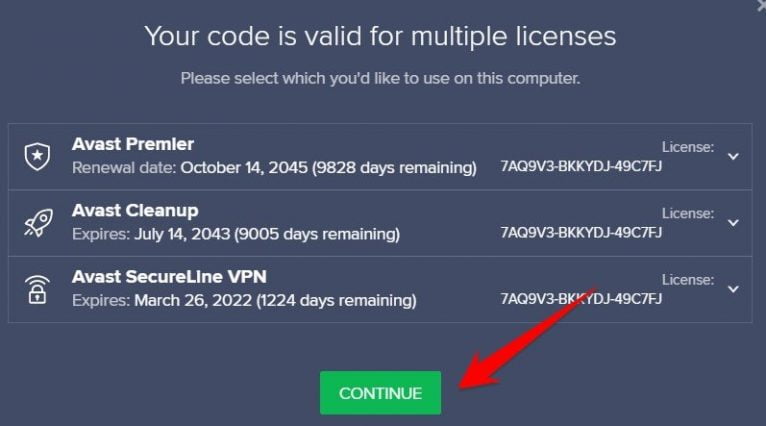 tim avast secureline vpn license key