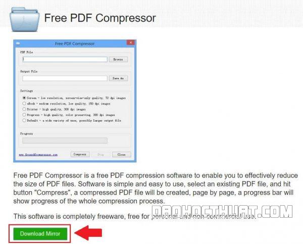 cách giảm dung lượng file pdf cực nhanh
