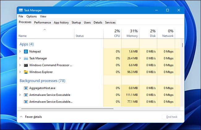3 Cách mở Task Manager trên Windows 11 đơn giản nhất