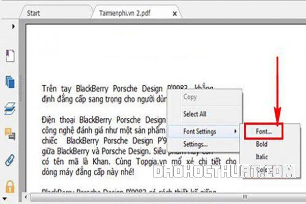 Cách làm in đậm chữ, highlight trong file PDF đơn giản nhất