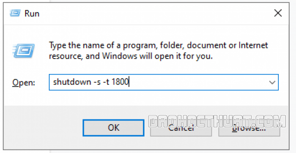 Cách hẹn giờ tắt máy Windows