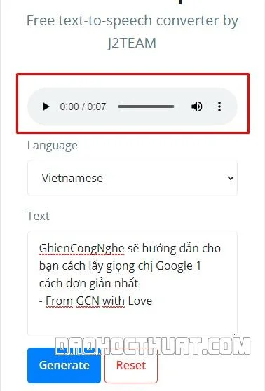 5 Cách Lấy Giọng Chị Google Lồng Ghép Vào Video Đơn Giản