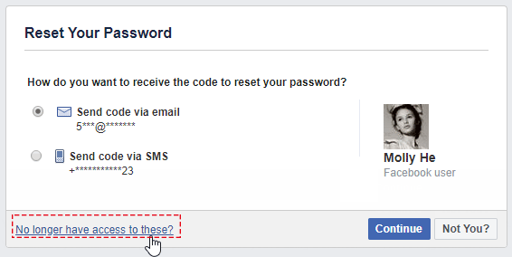 cách lấy lại Facebook không cần mã xác nhận