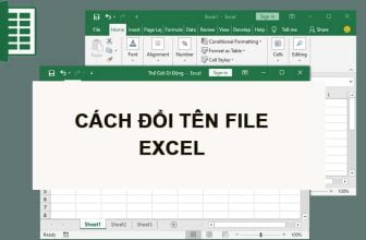 Cách đổi tên file Excel