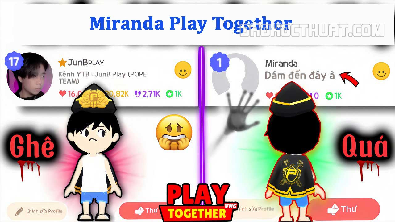 Miranda Play Together là ai? Những bí ẩn về người chơi Miranda