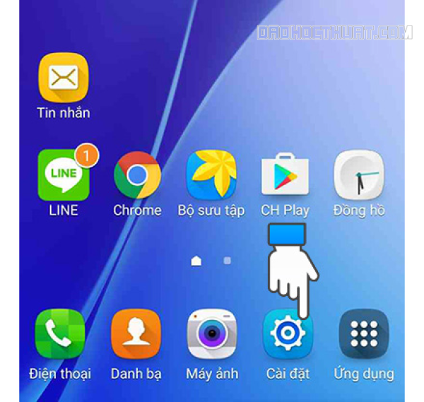 Các bước thay đổi font chữ trên điện thoại Samsung