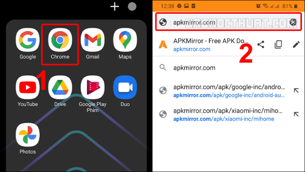 Cách cài file APK trên Android