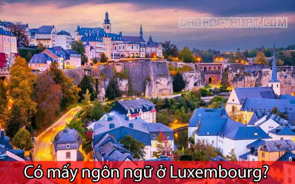 Có mấy ngôn ngữ ở luxembourg?