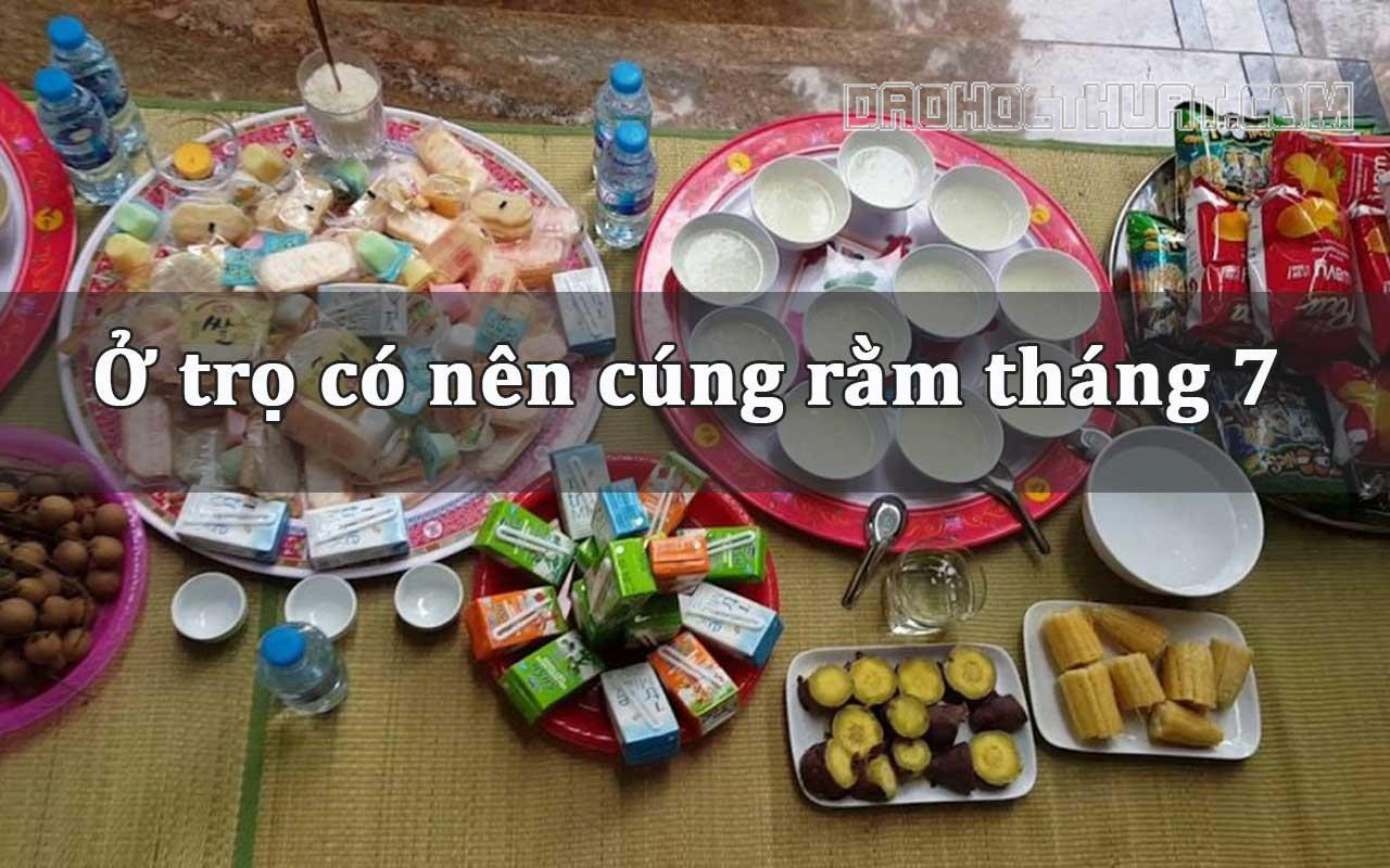 Ở trọ có nên cúng rằm tháng 7? Nên cúng sao thì đúng