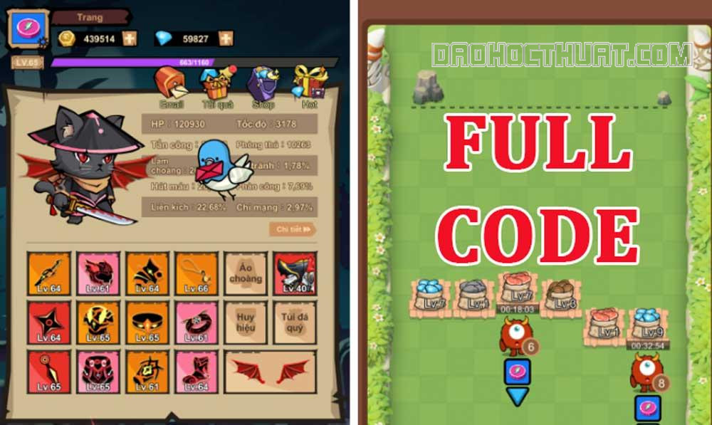 Code Ninja Cat mới nhất 11/2024– Cách Nhập Code