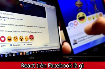 react trên facebook la gì